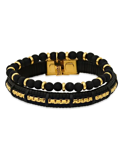 hickey by Hickey Freeman Genuine Leather Bracelet