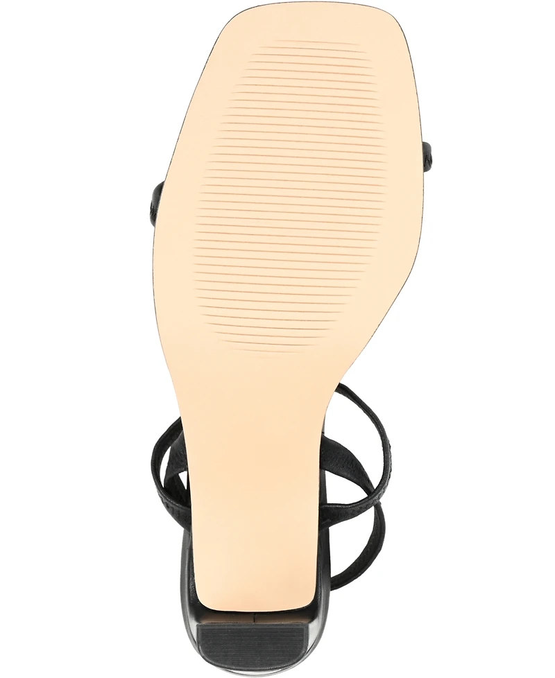 Journee Signature Women's Lenonn Block Heel Dress Sandals