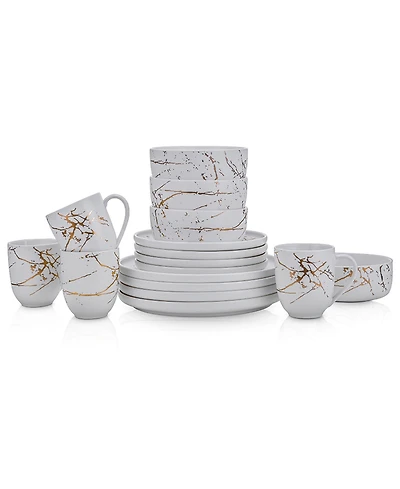 Stone Lain Zora 16 Pc. Dinnerware Set, Service For 4