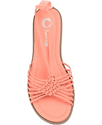 Journee Collection Women's Jess Tie-Up Sandals