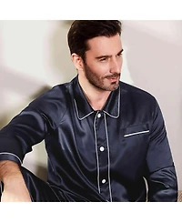 Lilysilk Men's Unique Silk Pajamas Set For Men