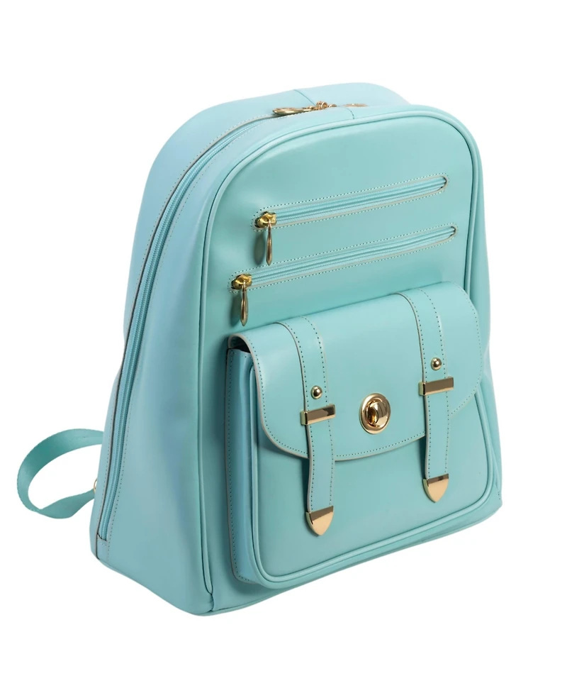 McKlein Robbins Leather Business Laptop Tablet Backpack