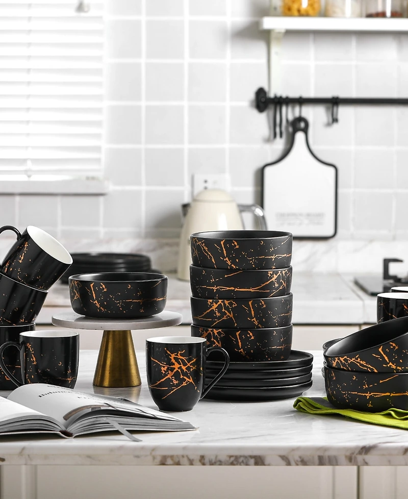 Stone Lain Zora 16 Pc. Dinnerware Set, Service For 4