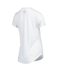 Women's Concepts Sport White, Charcoal New England Patriots Sonata T-shirt and Leggings Sleep Set