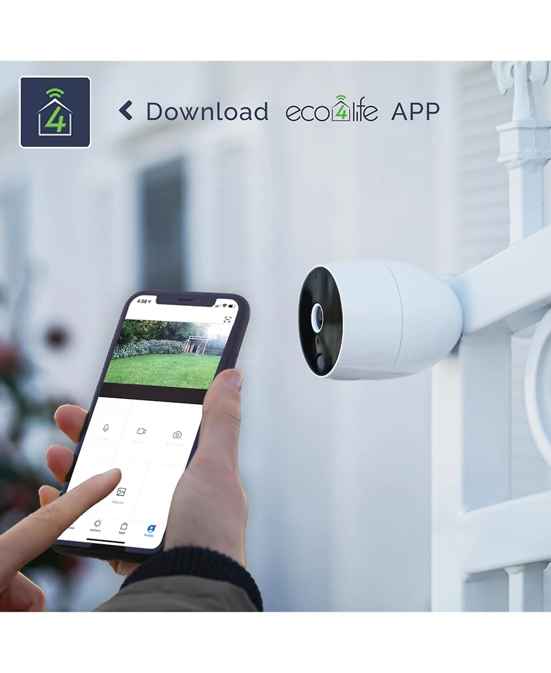Smart WiFi Wire-Free Hd Outdoor 1080P Battery Ip Camera