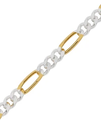 Giani Bernini Thin Figaro Chain Ankle Bracelet in 18k Gold-Plated Sterling Silver, Created for Macy's