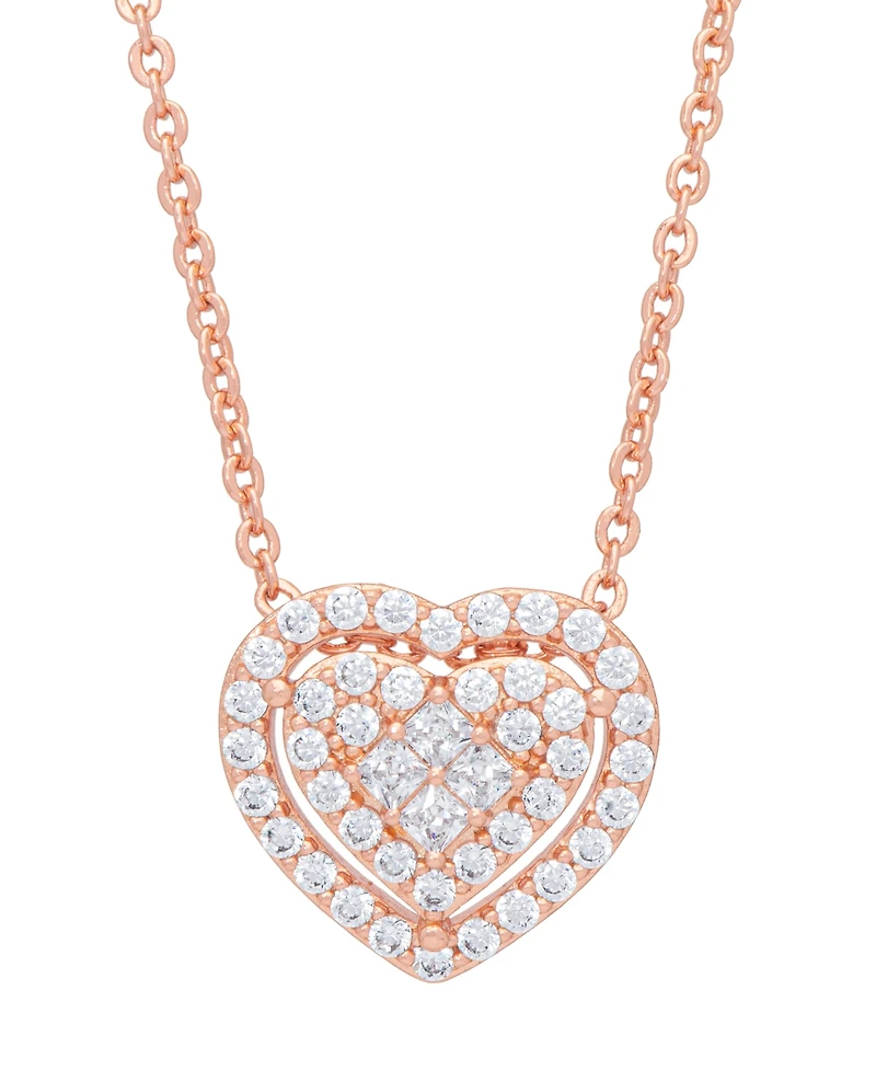Macy's Cubic Zirconia Heart Pendant