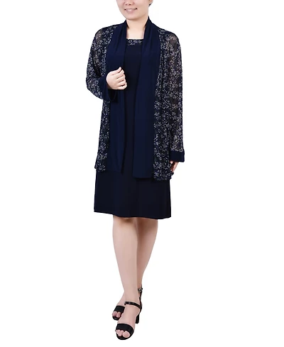 Ny Collection Women's Two Piece Dress Set
