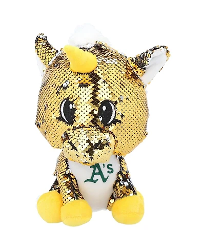 Foco Oakland Athletics 9'' Sequin Unicorn Plush Toy