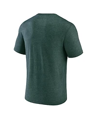 Men's Fanatics Heathered Green Green Bay Packers Sporting Chance T-shirt