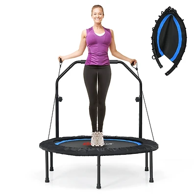 40'' Foldable Trampoline Fitness Rebounder Resistance Bands
