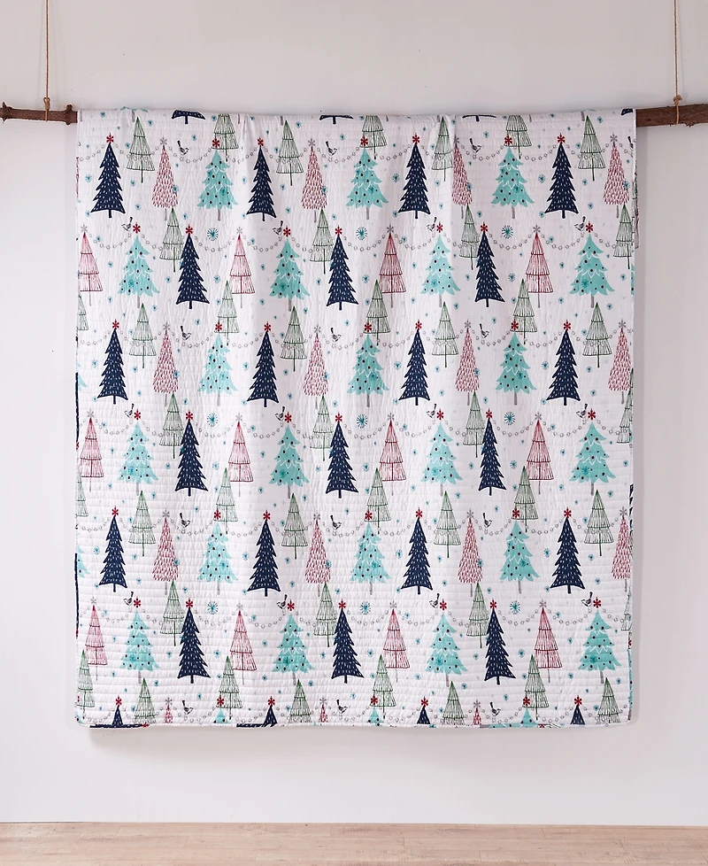 Levtex White Pine Whimsical Trees 3-Pc. Quilt Set, Full/Queen