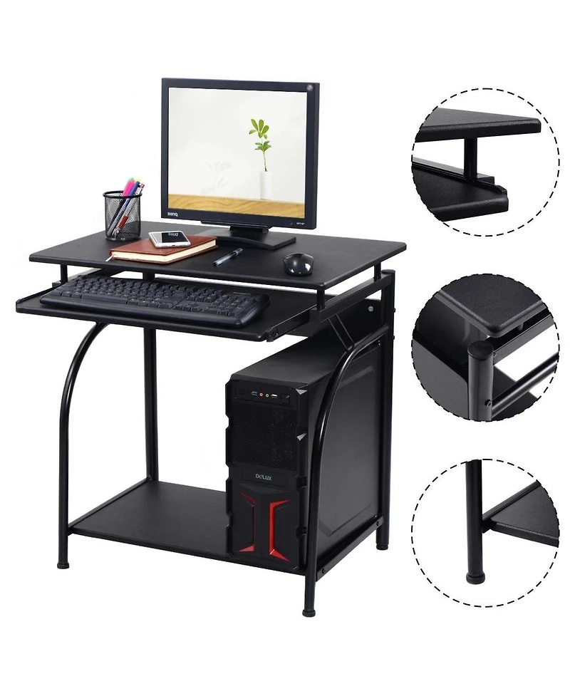 Costway Computer Desk Pc Laptop Writing Table Workstation Home