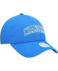 Women's New Era Powder Blue Los Angeles Chargers Collegiate 9TWENTY Adjustable Hat