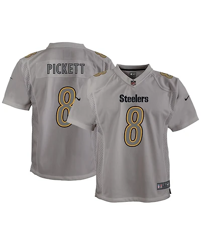 Big Boys Nike Kenny Pickett Gray Pittsburgh Steelers Atmosphere Game Jersey