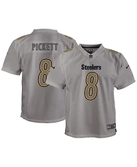 Big Boys Nike Kenny Pickett Gray Pittsburgh Steelers Atmosphere Game Jersey