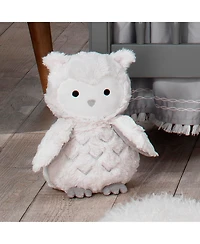 Lambs & Ivy Luna White/Gray Plush Owl Stuffed Animal - Luna