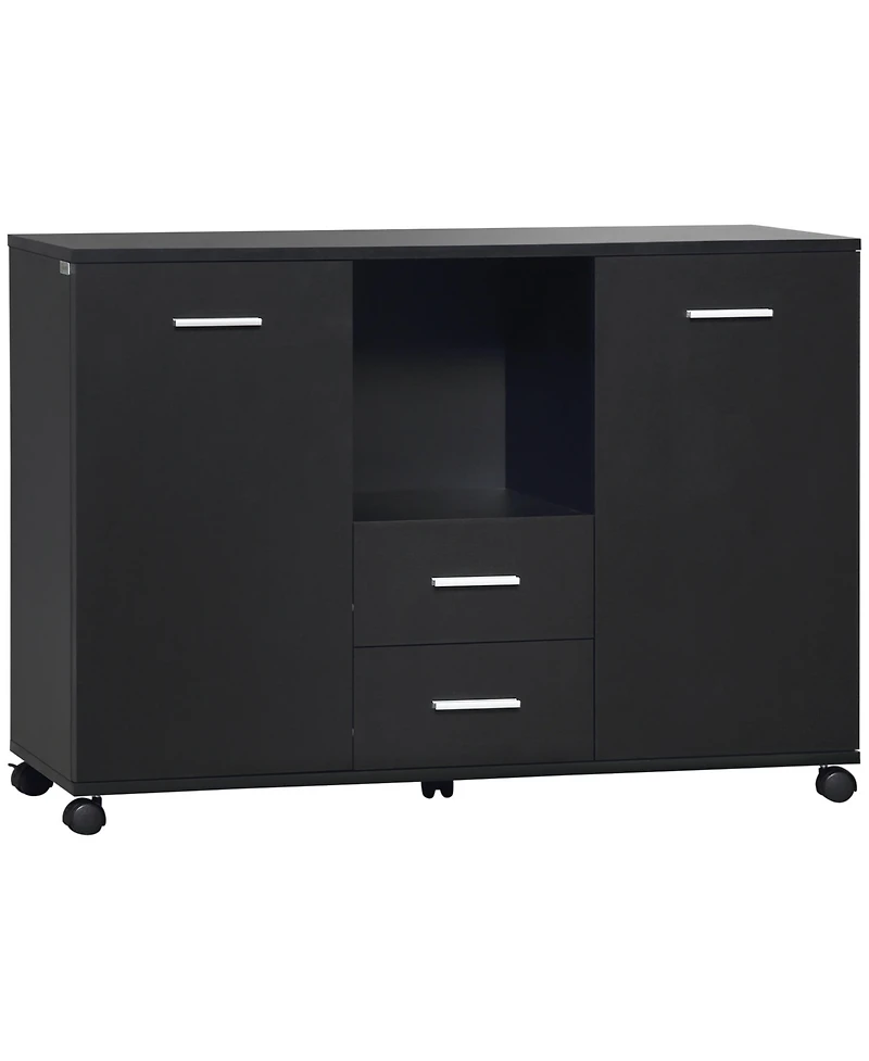 Vinsetto Multifunction Office Filing Cabinet Printer Sd w/ 2 Drawers,