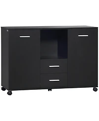Vinsetto Multifunction Office Filing Cabinet Printer Sd w/ 2 Drawers,