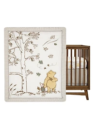 Lambs & Ivy Baby Disney Storytime Pooh 3-Piece Nursery Crib Bedding Set
