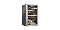 Schmecke Wine Fridge, 34 Bottle Wine Cooler, freestanding