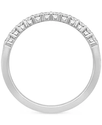 Diamond Double Row Band (1/2 ct. t.w.) 14k White Gold