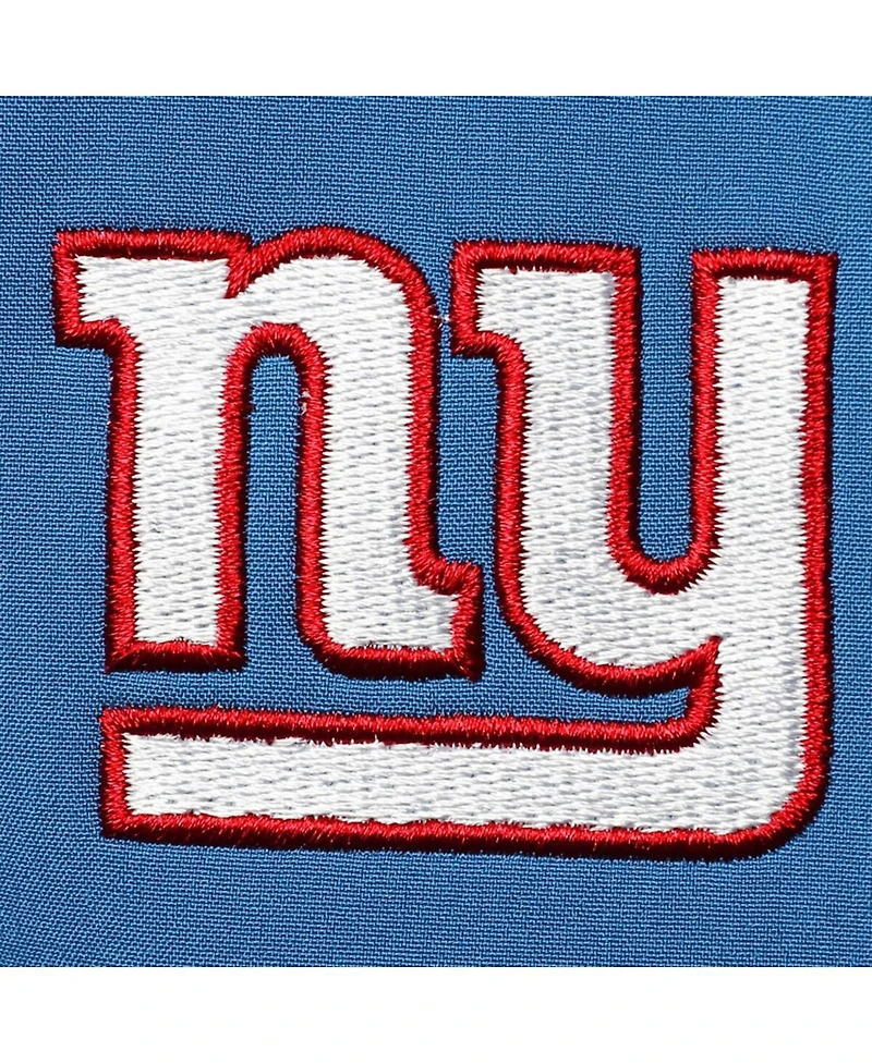 Men's Dunbrooke Royal, Gray New York Giants Big and Tall Alpha Full-Zip Hoodie Jacket