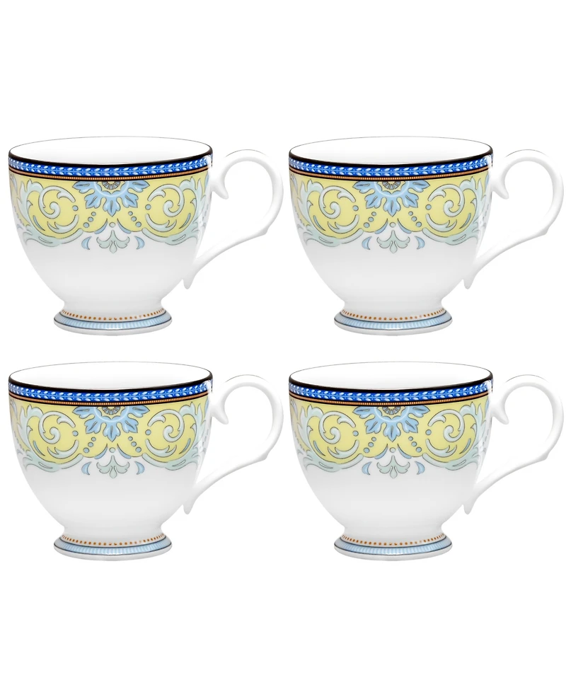 Noritake Menorca Palace Set Of 4 Cups 7 Oz.