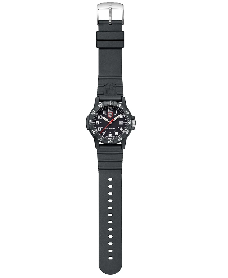 Luminox Men's 0321 Sea Turtle Black Rubber Bracelet Watch