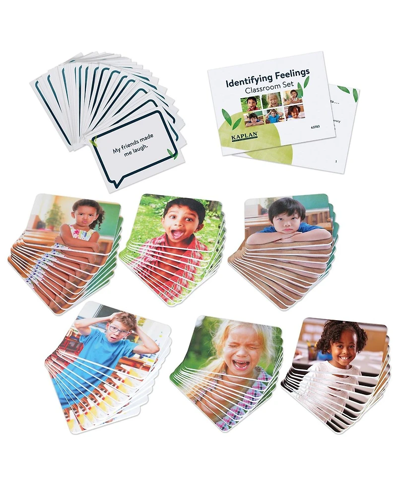 Kaplan Early Learning Company Identifying Feelings Cards and Tiles