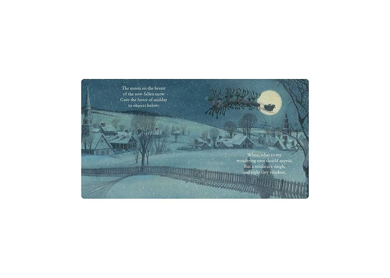 The Night Before Christmas Oversized Padded Board Book: The Classic Edition by Clement Moore