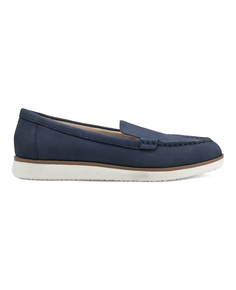 Easy Spirit Women's Shutter Pointy Toe Casual Slip-on Loafers