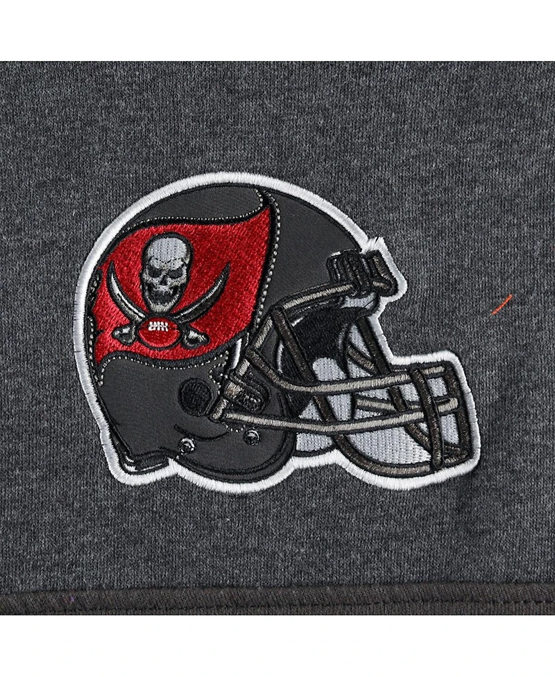 Men's Starter Heather Charcoal, Red Tampa Bay Buccaneers Extreme Pullover Hoodie