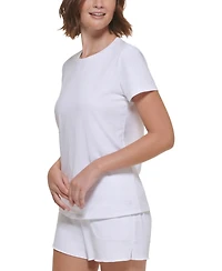Calvin Klein Performance Women's Cotton Short-Sleeve Crewneck T-Shirt