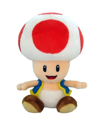 Nintendo Ds 42725 Ds 7 in. Super Mario Bros Toad Plush Doll Toy