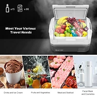 48 Quart Portable Electric Car Cooler Refrigerator Compressor Freezer Camping