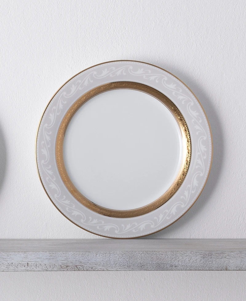 Noritake Crestwood Gold Set of 4 Accent Plates, Service For 4