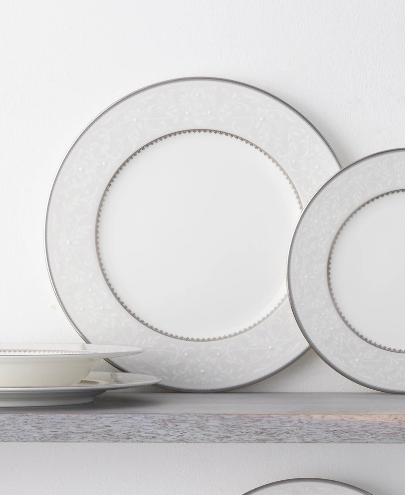 Noritake Brocato Set of 4 Dinner Plates