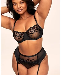 Adore Me Plus Tiana Garter Belt Lingerie