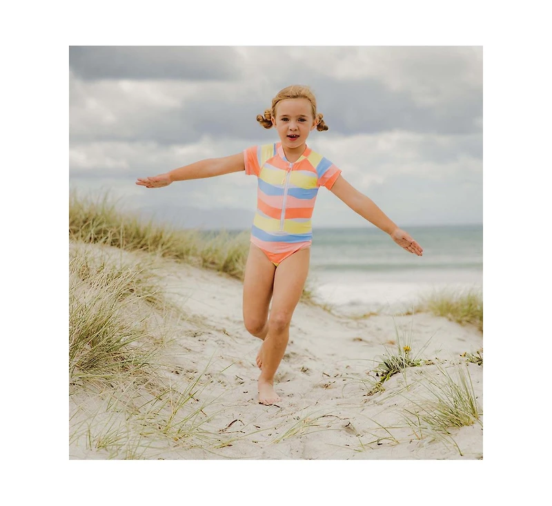 Snapper Rock Toddler Girls Toddler|Child Good Vibes Ss Surf Suit