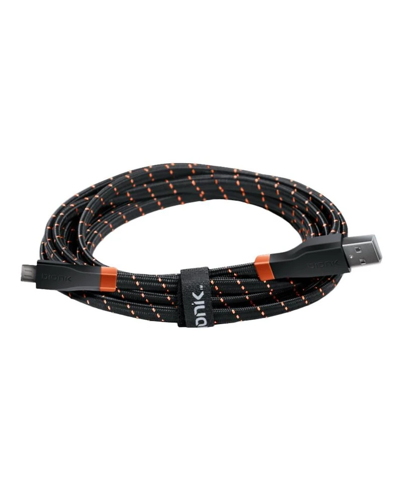 DreamGear 845620090013 10 ft. Bionik Lynx Braided Charge & Sync Cable for PlayStation 4