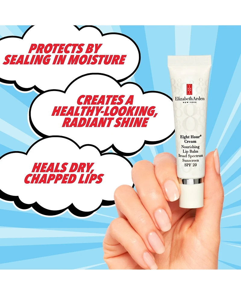 Elizabeth Arden Eight Hour Nourishing Lip Balm Spf 20, 0.5 oz