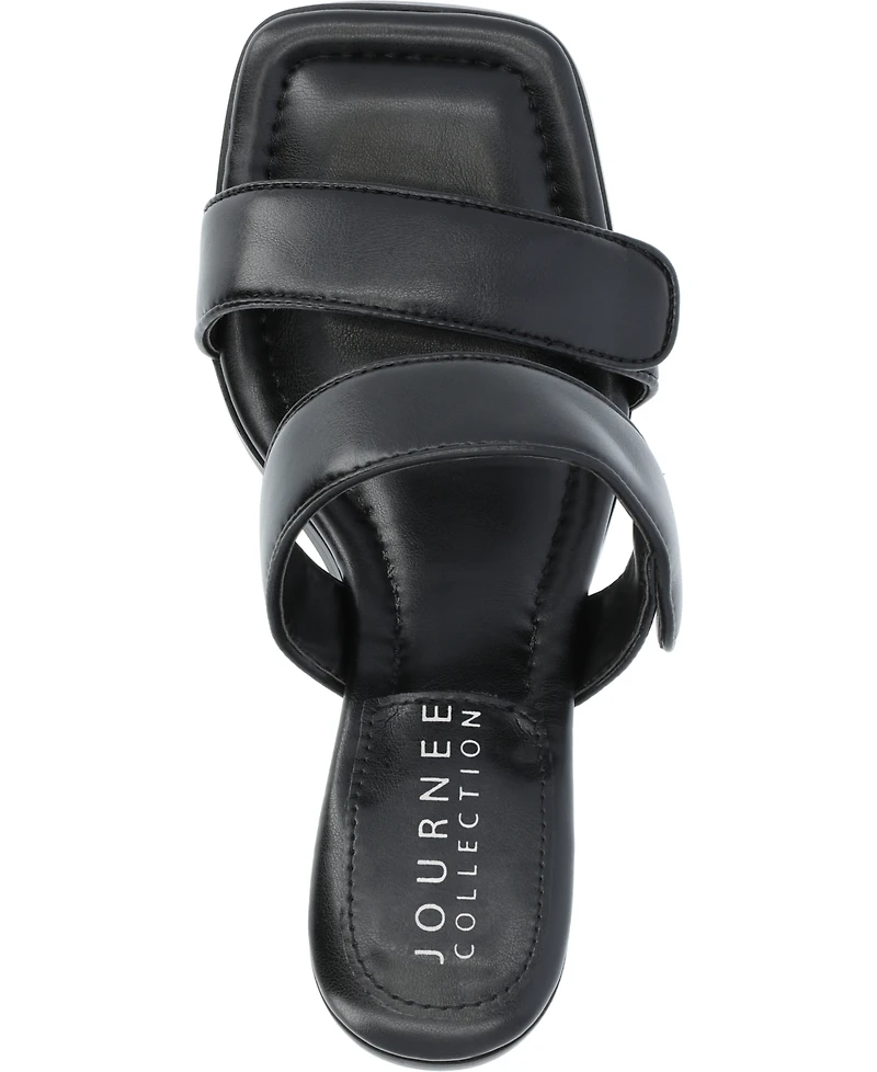 Journee Collection Women's Essey Slip-On Sandals