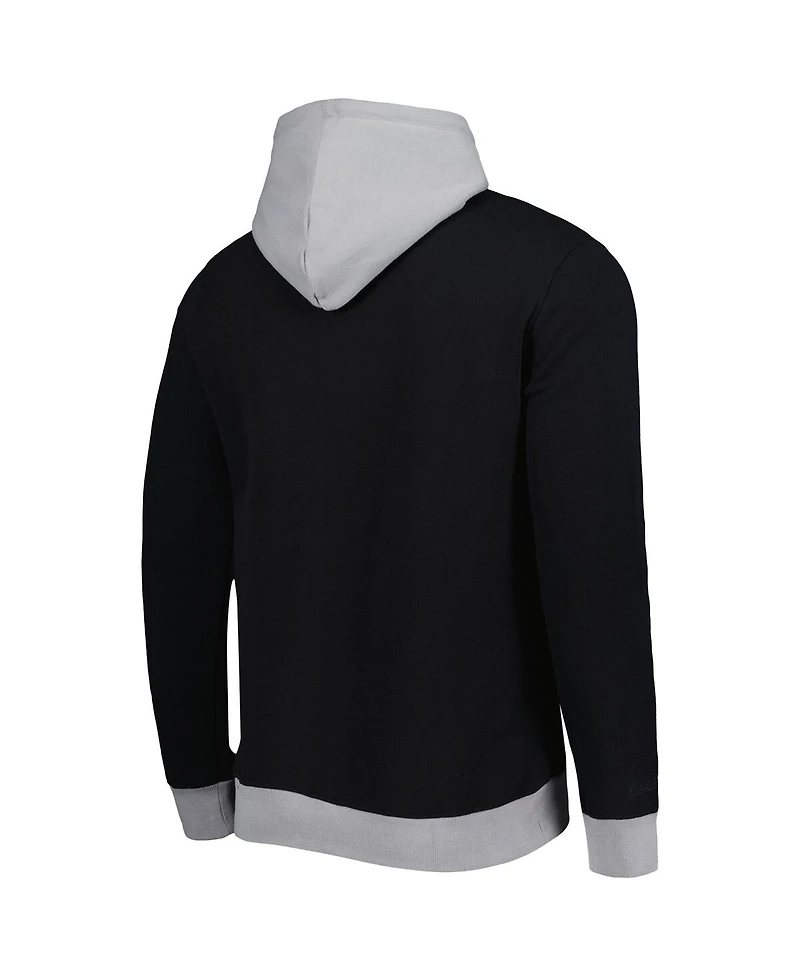 Men's Mitchell & Ness Black Las Vegas Raiders Big Face 5.0 Pullover Hoodie