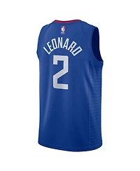 Men's and Women's Nike Kawhi Leonard Royal La Clippers Swingman Jersey - Icon Edition