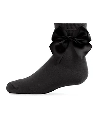MeMoi Little Girls Side Bow Anklet Socks
