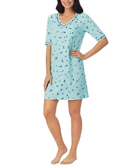 Cuddl Duds Elbow-Length Moisture Wicking Sleep T-Shirt