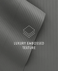 ienjoy Home Expressed Embossed Striped 4-Pc. Sheet Set, California King