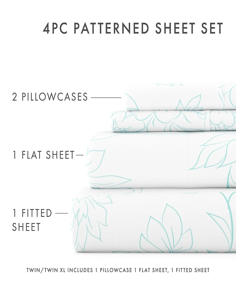 ienjoy Home The Timeless Classics Premium Ultra Soft Pattern -Pc. Sheet Set