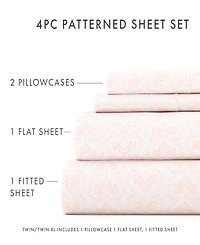 ienjoy Home The Boho & Beyond Premium Ultra Soft Pattern -Pc. Sheet Set